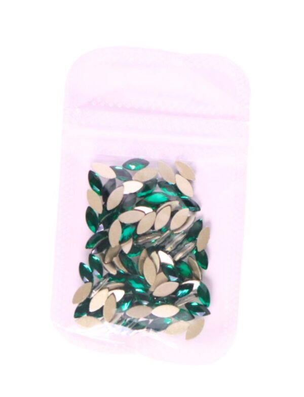 GEMAS CRISTAL COLORES 1/ 25 PZ (JADE)