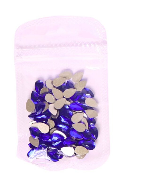 GEMAS CRISTAL COLORES 2 / 25 PZ (AZUL)