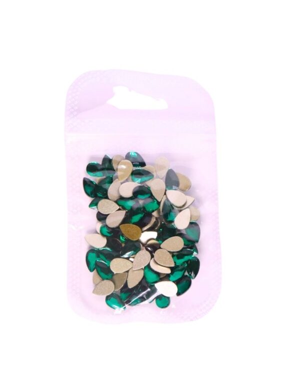 GEMAS CRISTAL COLORES 2/ 25 PZ (JADE)