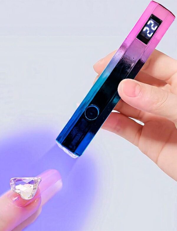 LAMPARA PARA UÑAS PORTATIL PINK BLUE