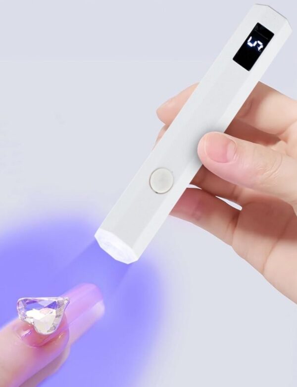 LAMPARA PARA UÑAS PORTATIL WHITE