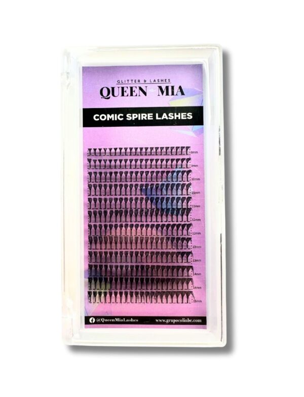 QUEEN MIA COMIC SPIRE LASHES 0.07D MIX