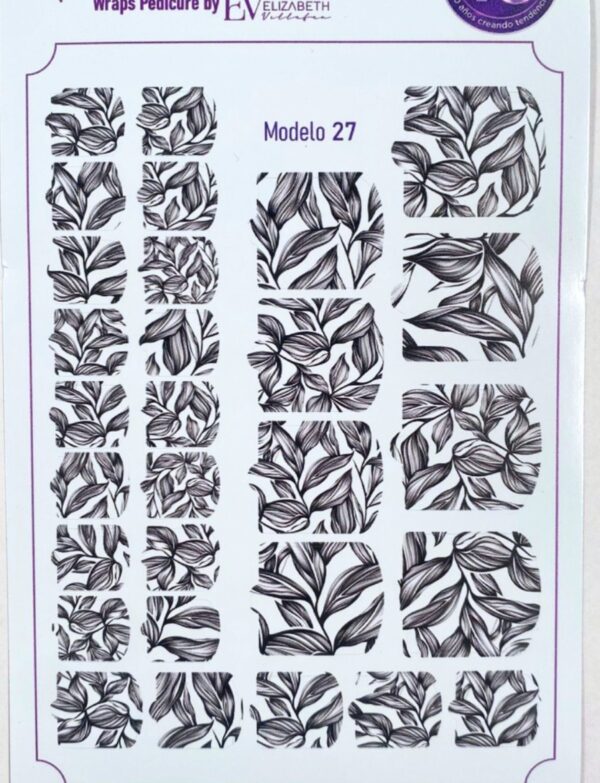 WRAPS PEDICURE EV #27