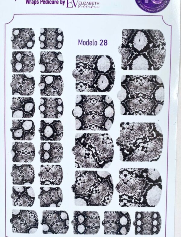 WRAPS PEDICURE EV #28