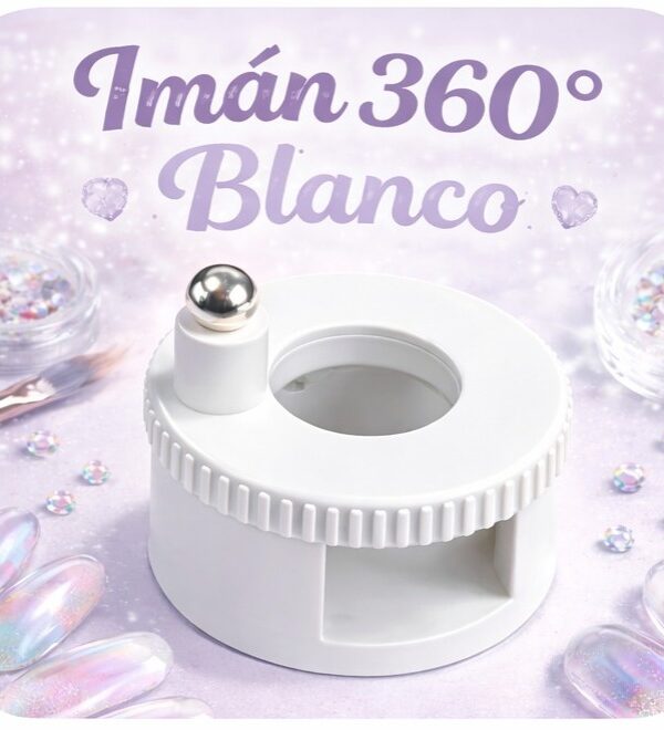 IMAN OJO DE GATO 360° BLANCO