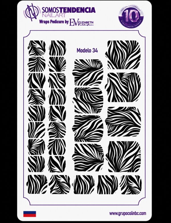 WRAPS PEDICURE EV #34